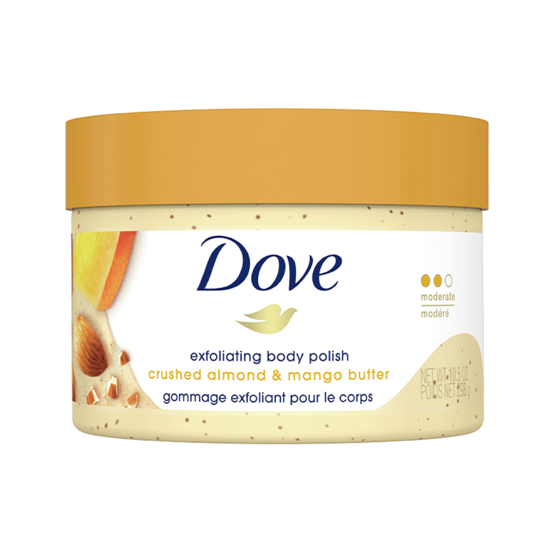 DOVE BODY POLISH ALMOND N MANGO 298G